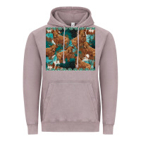 Vintage Zinc turquoises gemstones cowhide highlands cow Vintage Hoodie - BarkalooDesign