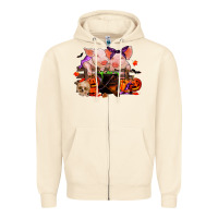 Sandshell halloween pigs Zipper Hoodie - RanaPortraitStore
