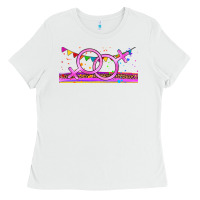 White lgbtq lesbian  libbey glass Ladies Tee - HRA Design Shop