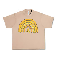 Burro childhood cancer awareness rainbow Urban Heavy Tee - MaliasSmallBusiness