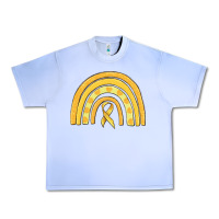 Grape Ice childhood cancer awareness rainbow Urban Heavy Tee - MaliasSmallBusiness