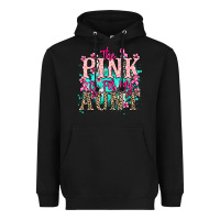 Black The pink is for my Aunt Cancer Awareness Heavyweight Hoodie - HowdyJamesFarm