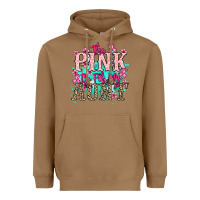 Toasted Coconut The pink is for my Aunt Cancer Awareness Heavyweight Hoodie - HowdyJamesFarm