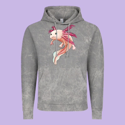 Axolotl Vintage Hoodie Designed By Jasminsmagicworld