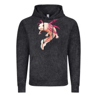 Vintage Black axolotl Vintage Hoodie - Jasminsmagicworld