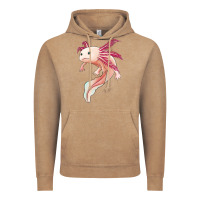 Vintage Coffee axolotl Vintage Hoodie - Jasminsmagicworld
