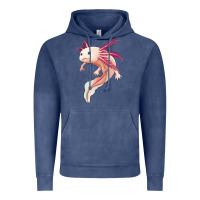 Vintage Denim axolotl Vintage Hoodie - Jasminsmagicworld