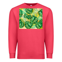 Cardinal monstera leaf Premium Sweatshirt - TumblerDesignByShophia