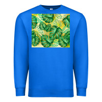 True Royal monstera leaf Premium Sweatshirt - TumblerDesignByShophia