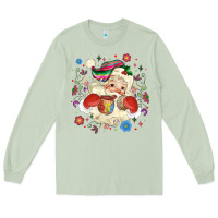 Matcha mexican christmas santa Long Sleeve Tee - MaliasSmallBusiness