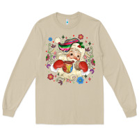 Mushroom mexican christmas santa Long Sleeve Tee - MaliasSmallBusiness