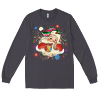 Smoke mexican christmas santa Long Sleeve Tee - MaliasSmallBusiness