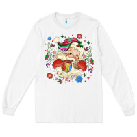 White mexican christmas santa Long Sleeve Tee - MaliasSmallBusiness