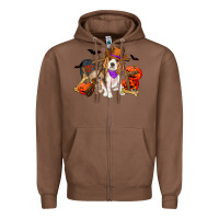 Chestnut Halloween beagle dog Zipper Hoodie - RanaPortraitStore