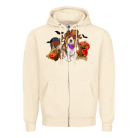 Sandshell Halloween beagle dog Zipper Hoodie - RanaPortraitStore