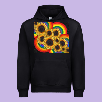 Pride Sunflower Tumbler Urban Hoodie Designed By Fadigitalartstudio