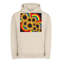 Pigment French Oak Pride sunflower tumbler Urban Hoodie - FaDigitalArtStudio
