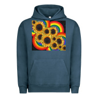 Pigment Midnight Navy Pride sunflower tumbler Urban Hoodie - FaDigitalArtStudio