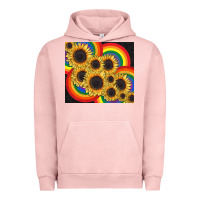 Pigment Salmon Pride sunflower tumbler Urban Hoodie - FaDigitalArtStudio