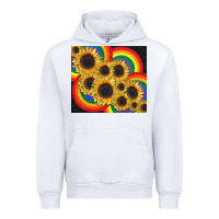 White Pride sunflower tumbler Urban Hoodie - FaDigitalArtStudio