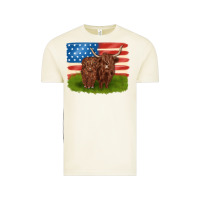 Vintage Arctic American cows Vintage Tee - MaliasSmallBusiness