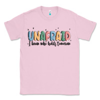 Bubblegum Pink unafraid Classic Tee - MaliasSmallBusiness