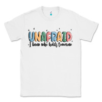 White unafraid Classic Tee - MaliasSmallBusiness
