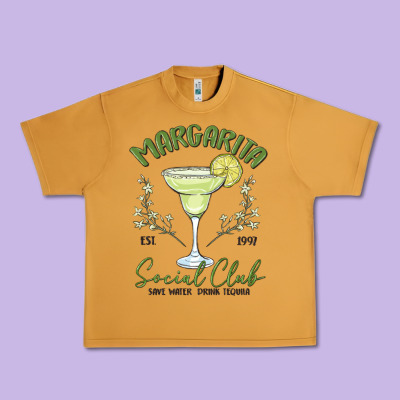 Margarita Social Club Urban Heavy Tee Designed By Maliassmallbusiness