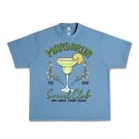 Pebble Blue margarita social club Urban Heavy Tee - MaliasSmallBusiness