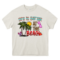 Life Is Better At The Beach Heavy Core Tee | Teevron