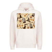 Pale Pink wizard items Premium Hoodie - TumblerDesignByShophia