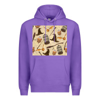 Purple wizard items Premium Hoodie - TumblerDesignByShophia