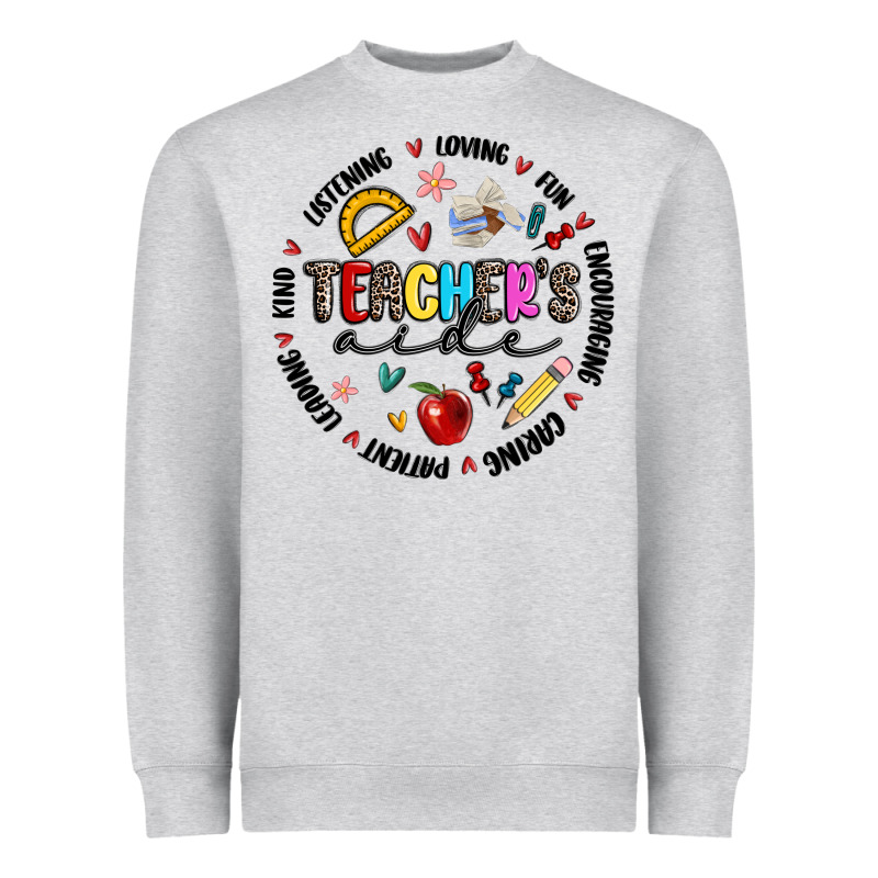 Teachers Aide Heavyweight Sweatshirt by MaliasSmallBusiness | Teevron