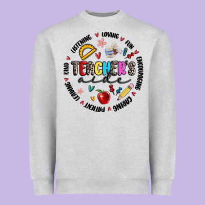 Teachers Aide Heavyweight Sweatshirt Designed By Maliassmallbusiness