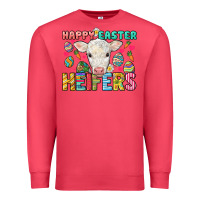 Cardinal Happy Easter Heifers Easter Day Premium Sweatshirt - HowdyJamesFarm