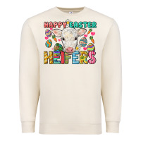 Sandshell Happy Easter Heifers Easter Day Premium Sweatshirt - HowdyJamesFarm