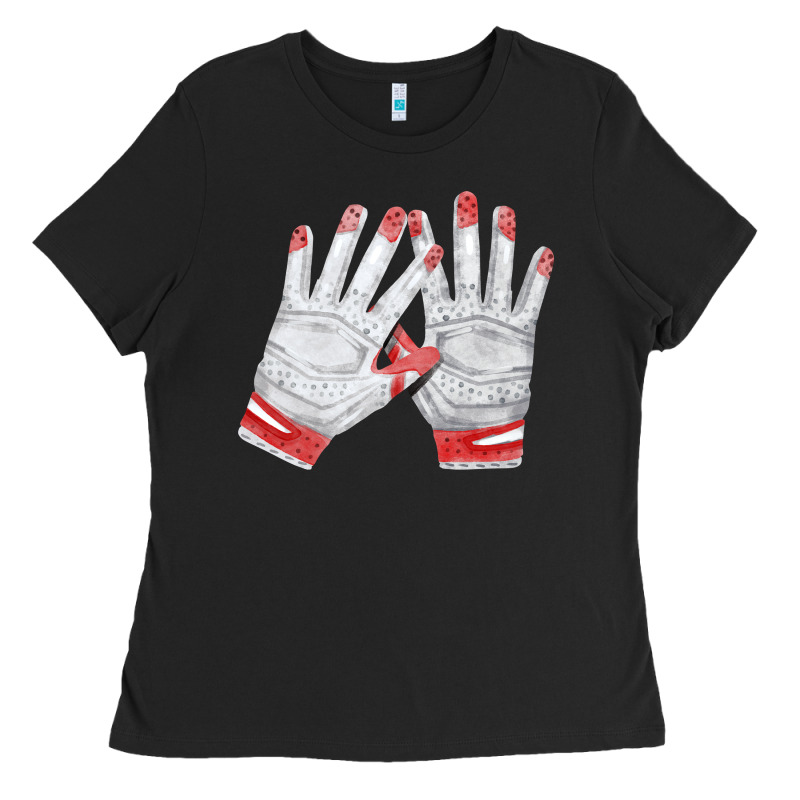 Batting Gloves Ladies Tee by FaDigitalArtStudio | Teevron