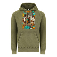 Vintage Olive Western Ranch Life Mustang Horse Vintage Hoodie - LillyAllenDesigns