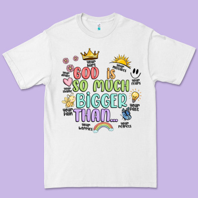 God Is Bigger Premium Tee Designed By Jahusdesignshop