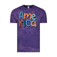 Cloud Purple america Vintage Tee - MaliasSmallBusiness