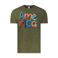 Vintage Olive america Vintage Tee - MaliasSmallBusiness