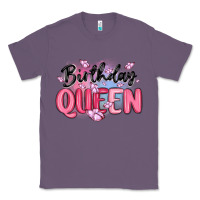 Lavender birthday queen Classic Tee - MaliasSmallBusiness