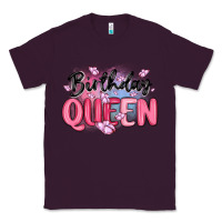 Plum birthday queen Classic Tee - MaliasSmallBusiness