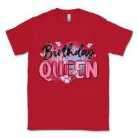 Red birthday queen Classic Tee - MaliasSmallBusiness