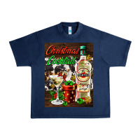 Navy christmas cocktail martini  air freshener Urban Heavy Tee - AdoDesignShop