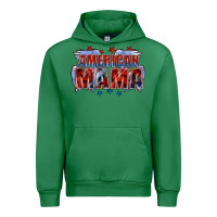 Emerald American Mama Mother's Day Urban Hoodie - FaDigitalArtStudio