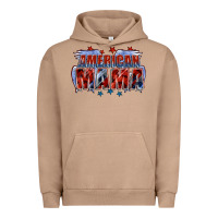Pigment Burro American Mama Mother's Day Urban Hoodie - FaDigitalArtStudio