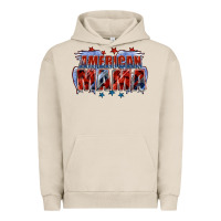Pigment French Oak American Mama Mother's Day Urban Hoodie - FaDigitalArtStudio
