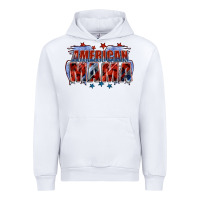 White American Mama Mother's Day Urban Hoodie - FaDigitalArtStudio