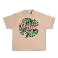 Burro leopard shamrock mama Urban Heavy Tee - MaliasSmallBusiness